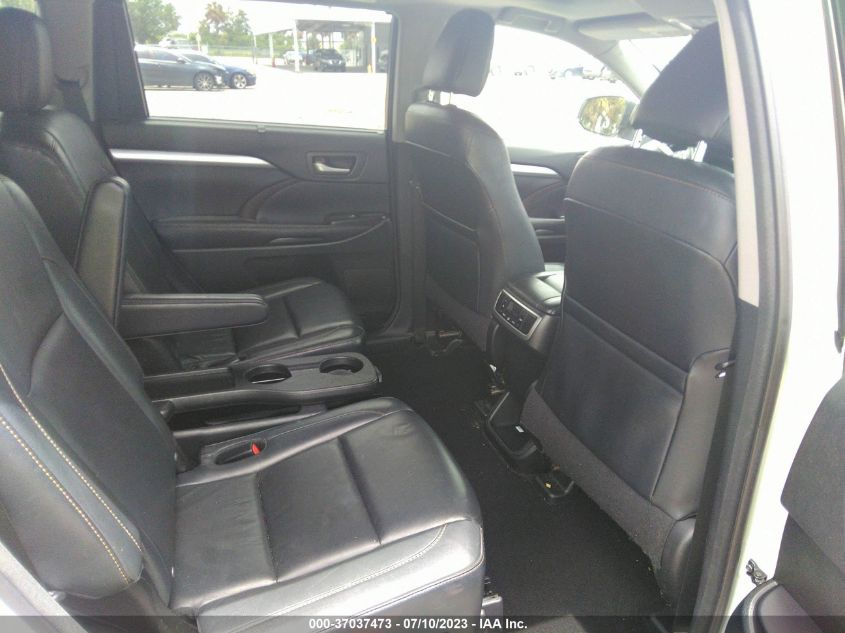 2016 TOYOTA HIGHLANDER XLE - 5TDKKRFH5GS173234
