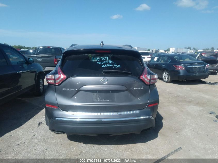 2017 NISSAN MURANO PLATINUM - 5N1AZ2MG3HN185118