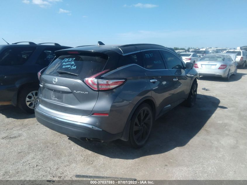 2017 NISSAN MURANO PLATINUM - 5N1AZ2MG3HN185118