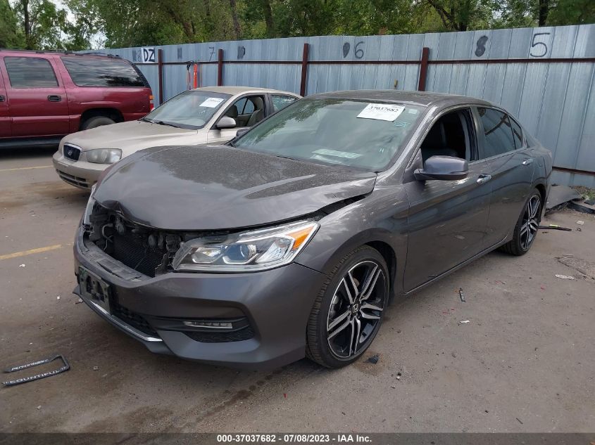 2017 HONDA ACCORD SEDAN EX-L - 1HGCR2F82HA105304