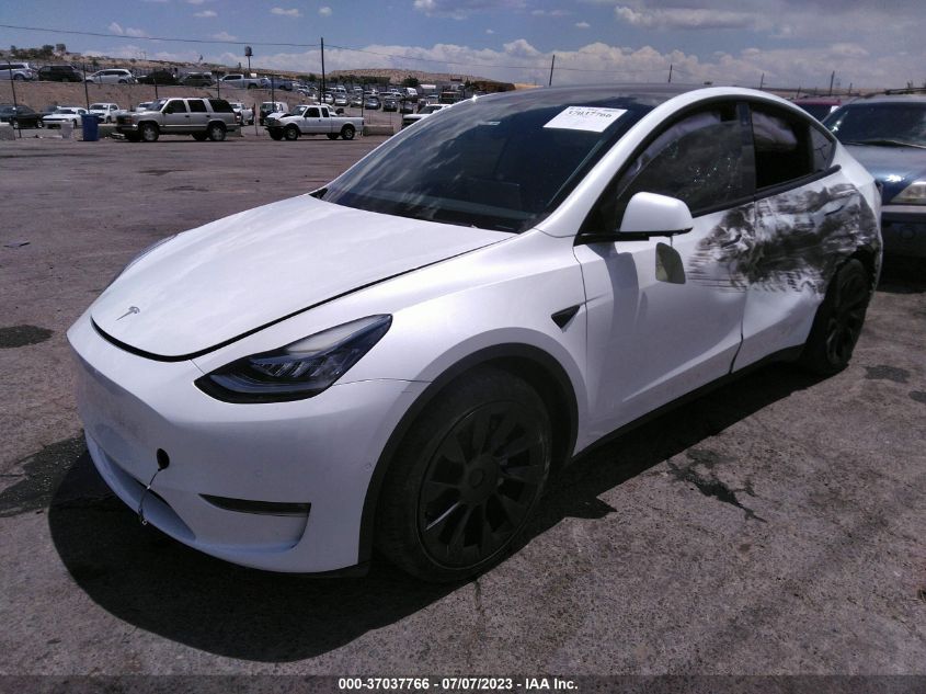 2022 TESLA MODEL Y LONG RANGE - 7SAYGDEE8NF440229