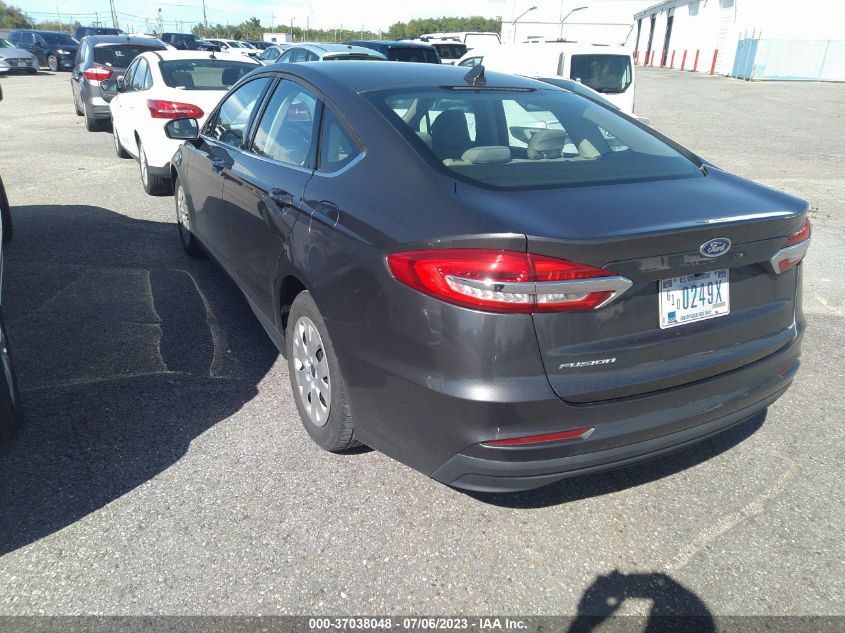 2020 FORD FUSION S - 3FA6P0G70LR196699