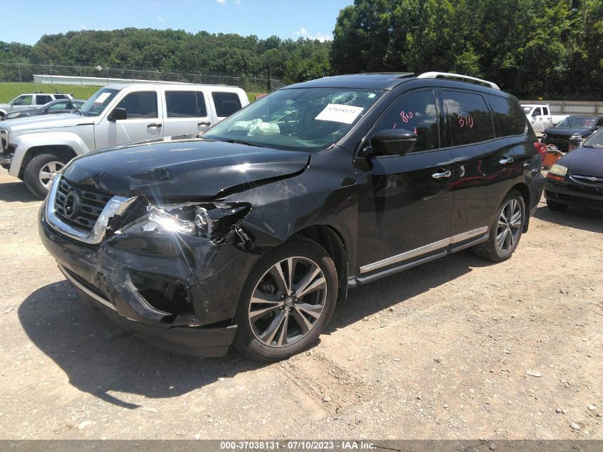 2017 NISSAN PATHFINDER PLATINUM - 5N1DR2MM7HC676046