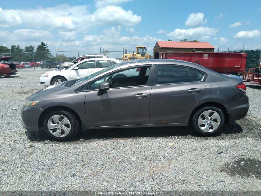 2013 HONDA CIVIC SDN LX - 19XFB2F54DE043028
