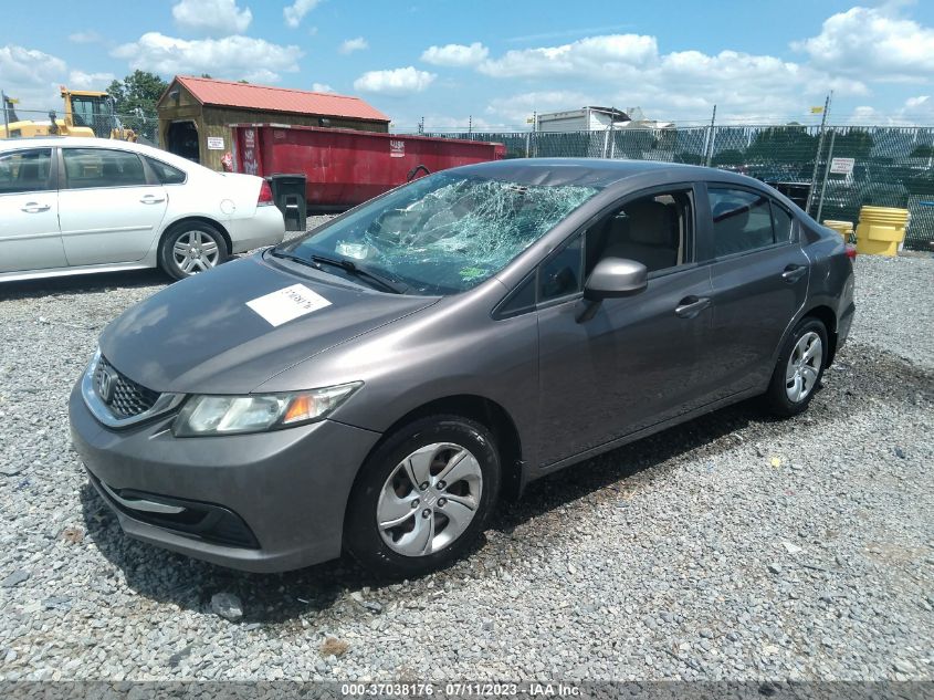 2013 HONDA CIVIC SDN LX - 19XFB2F54DE043028