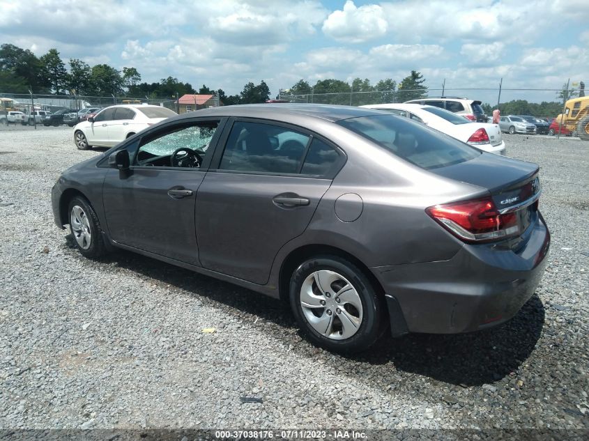 2013 HONDA CIVIC SDN LX - 19XFB2F54DE043028