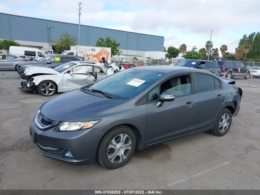 2013 HONDA CIVIC HYBRID - 19XFB4F37DE203123
