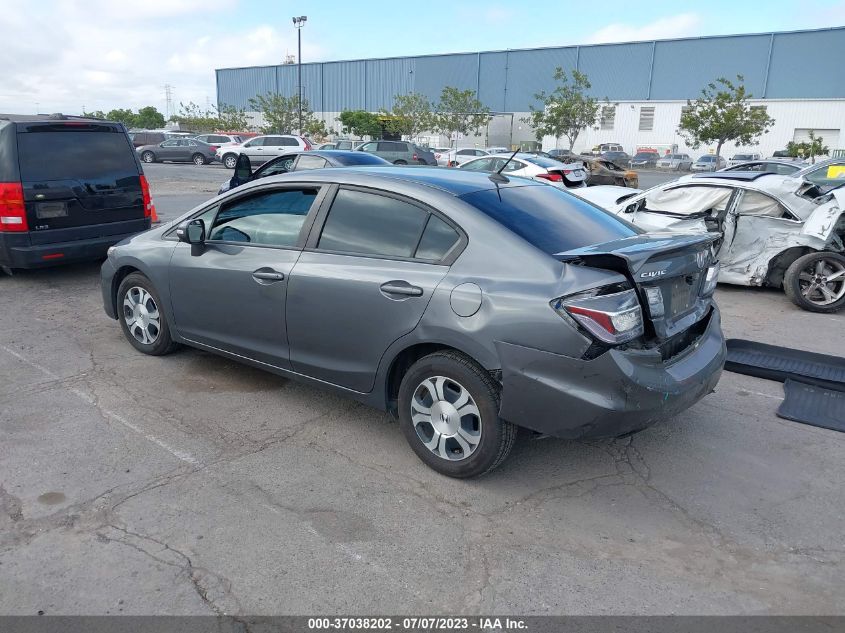 2013 HONDA CIVIC HYBRID - 19XFB4F37DE203123