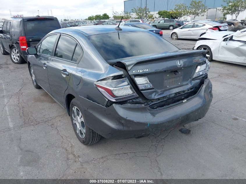 2013 HONDA CIVIC HYBRID - 19XFB4F37DE203123