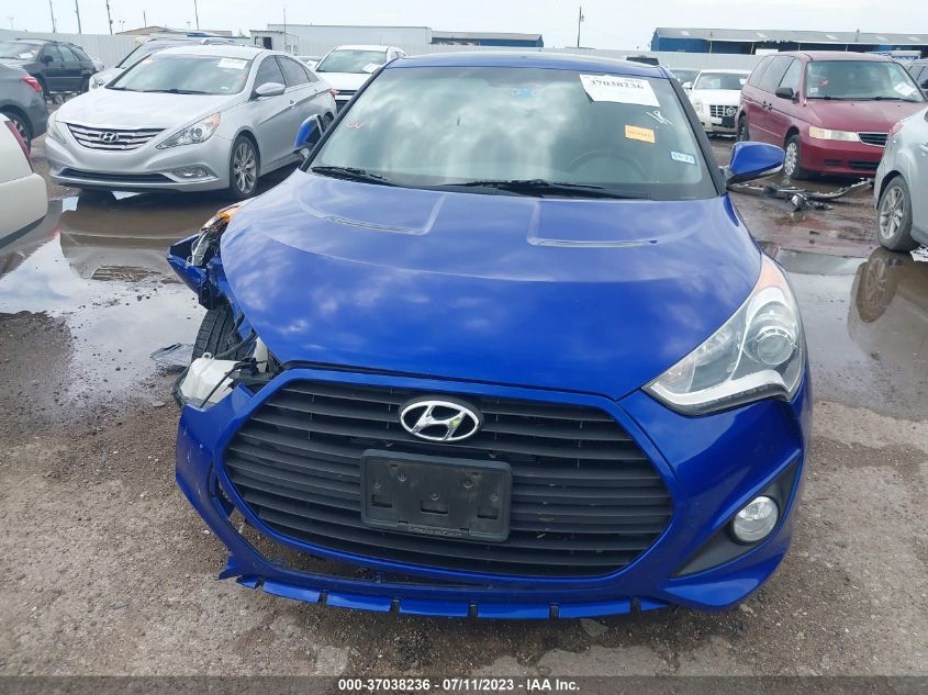 2014 HYUNDAI VELOSTER TURBO - KMHTC6AE7EU210043