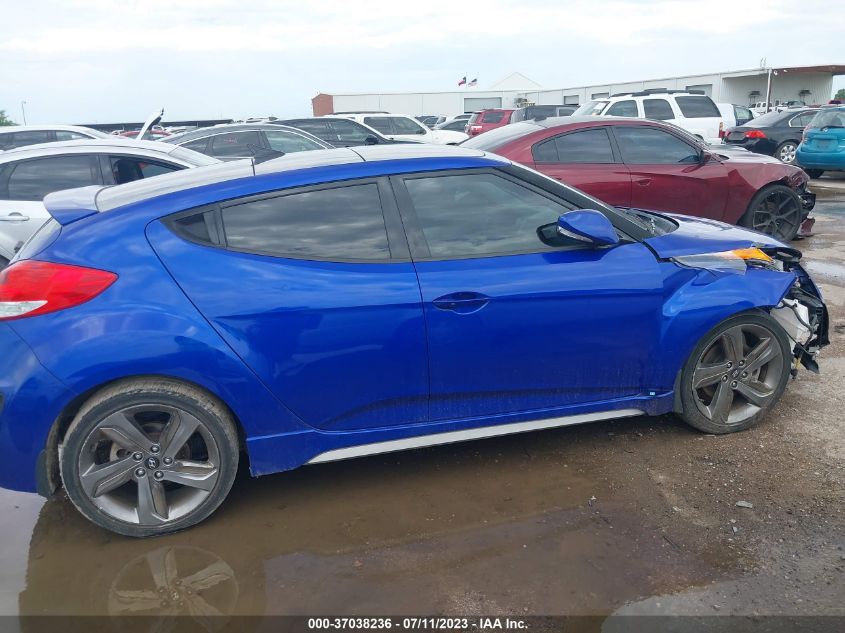 2014 HYUNDAI VELOSTER TURBO - KMHTC6AE7EU210043