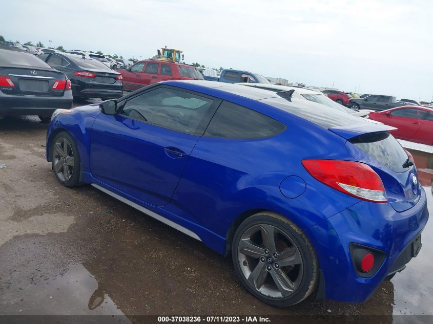 2014 HYUNDAI VELOSTER TURBO - KMHTC6AE7EU210043