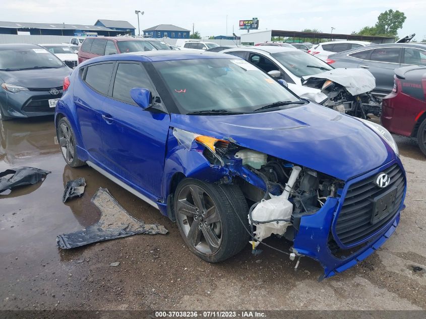 2014 HYUNDAI VELOSTER TURBO - KMHTC6AE7EU210043