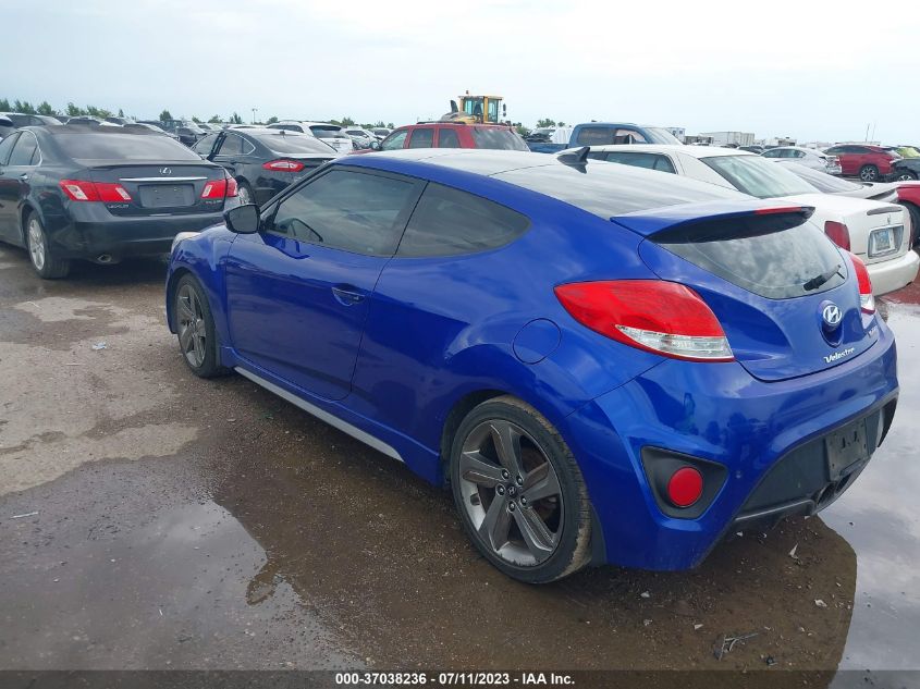 2014 HYUNDAI VELOSTER TURBO - KMHTC6AE7EU210043