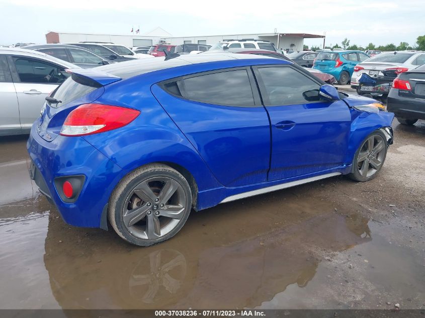 2014 HYUNDAI VELOSTER TURBO - KMHTC6AE7EU210043