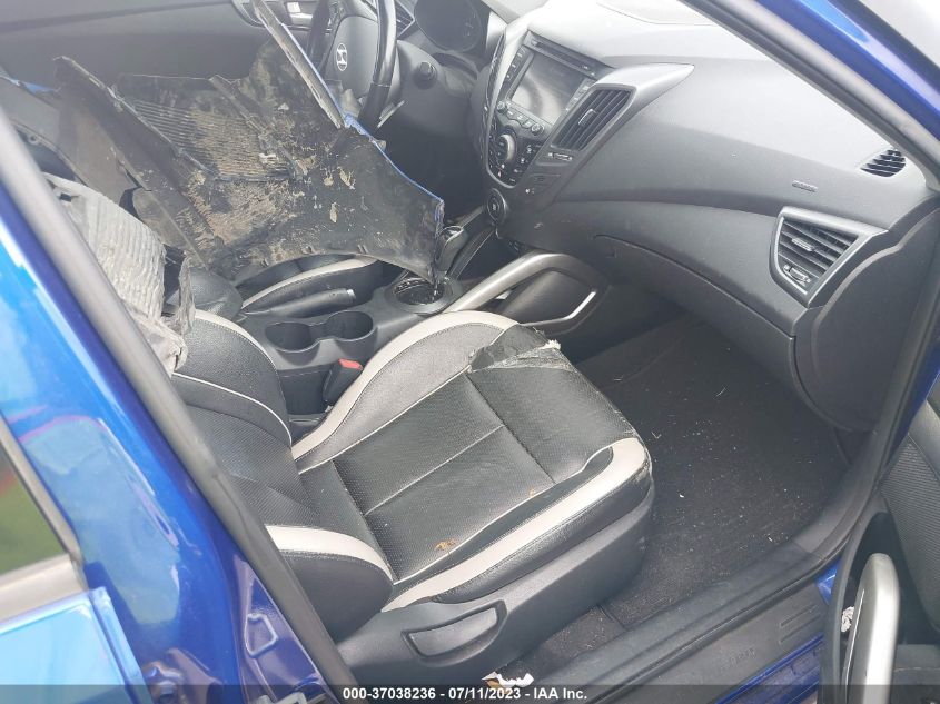 2014 HYUNDAI VELOSTER TURBO - KMHTC6AE7EU210043