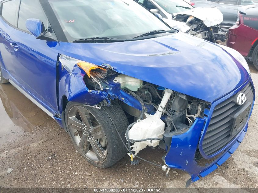 2014 HYUNDAI VELOSTER TURBO - KMHTC6AE7EU210043