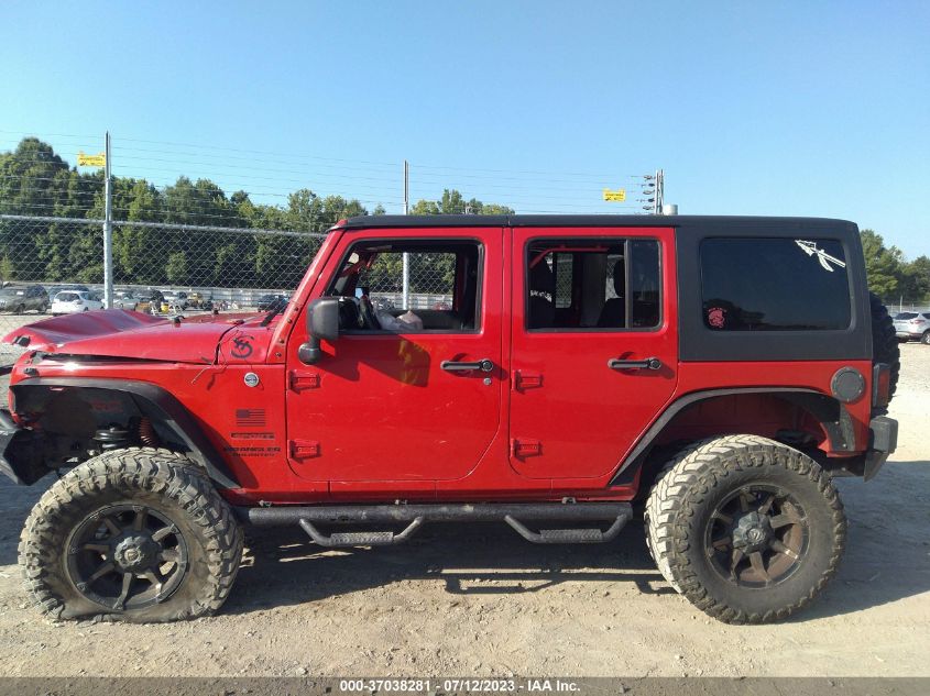 2014 JEEP WRANGLER UNLIMITED SPORT - 1C4BJWDG0EL121052
