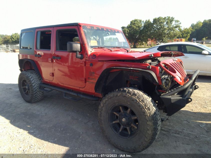 2014 JEEP WRANGLER UNLIMITED SPORT - 1C4BJWDG0EL121052
