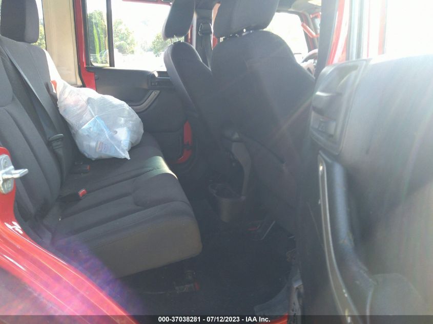 2014 JEEP WRANGLER UNLIMITED SPORT - 1C4BJWDG0EL121052