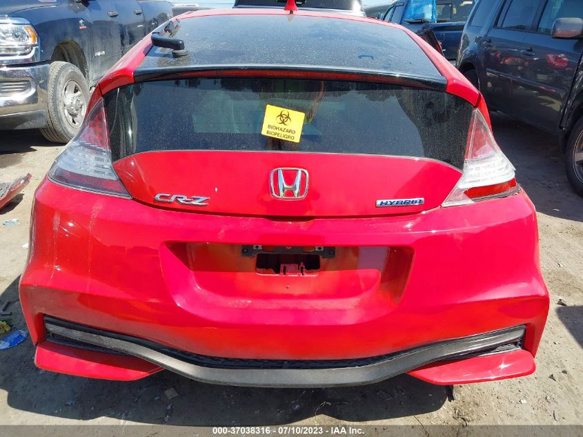 2016 HONDA CR-Z EX - JHMZF1D69GS000859