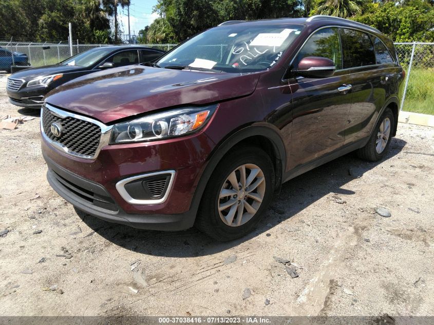 2018 KIA SORENTO LX - 5XYPG4A39JG345033