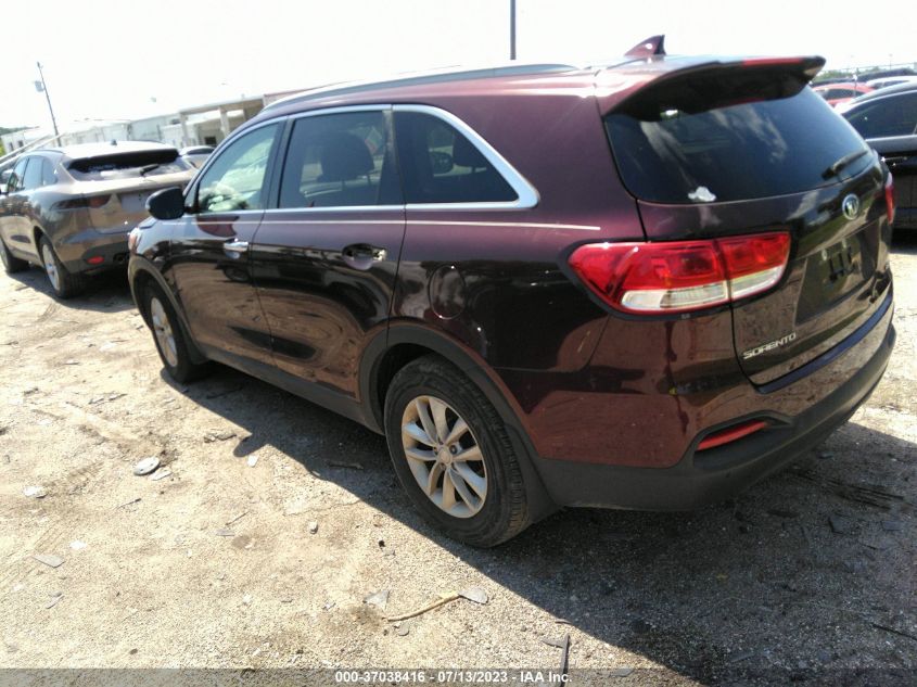 2018 KIA SORENTO LX - 5XYPG4A39JG345033