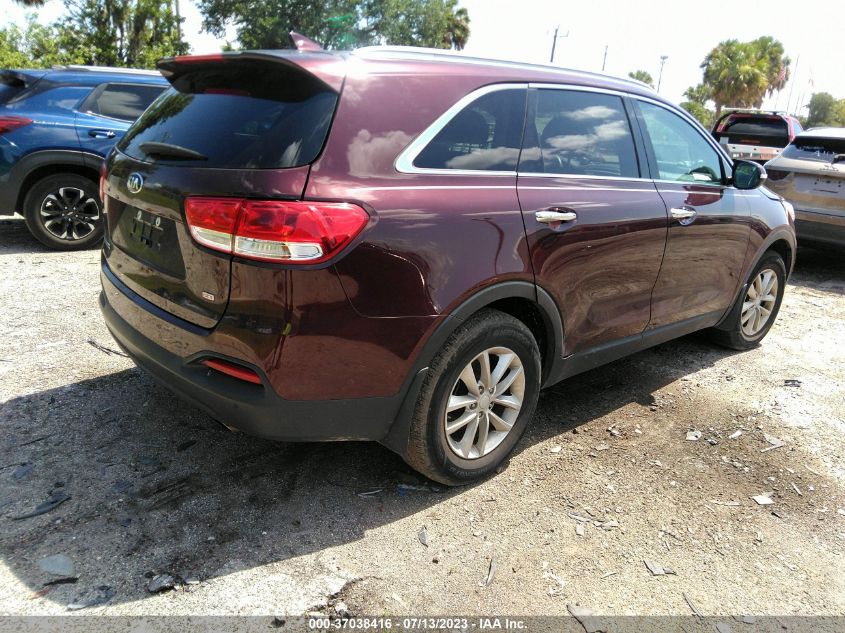 2018 KIA SORENTO LX - 5XYPG4A39JG345033