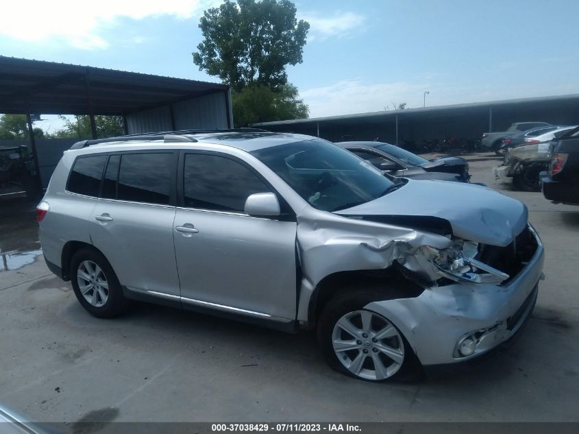 2013 TOYOTA HIGHLANDER - 5TDZK3EH9DS132629