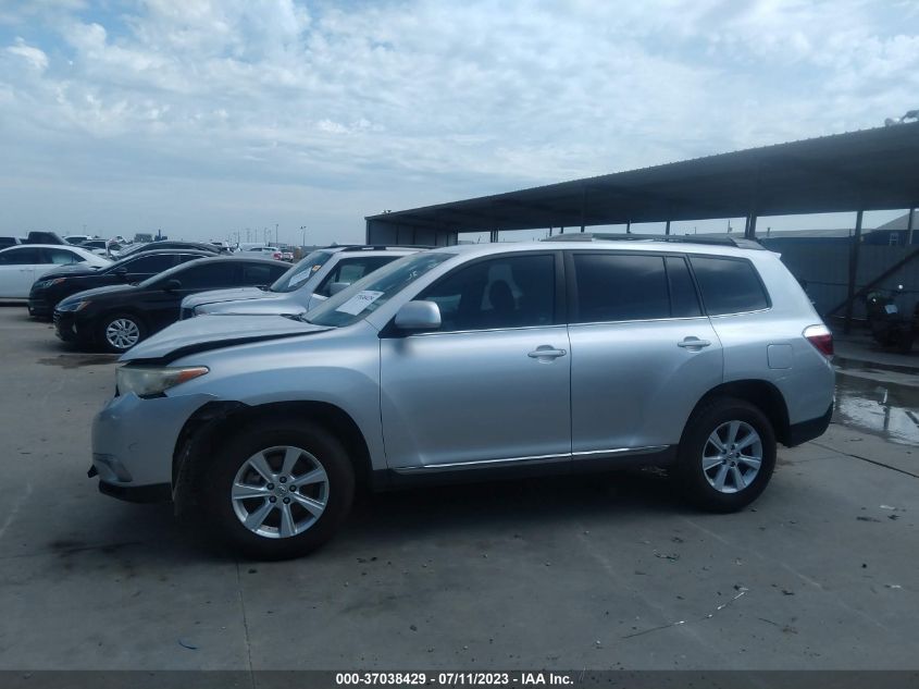 2013 TOYOTA HIGHLANDER - 5TDZK3EH9DS132629