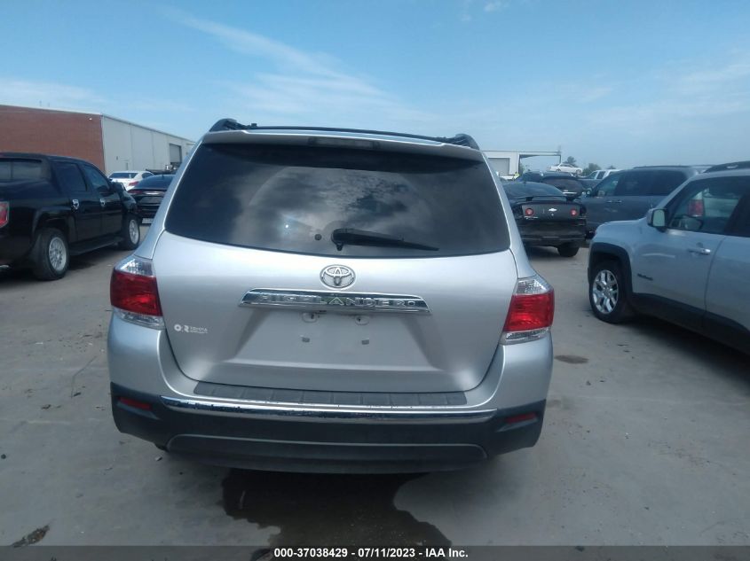 2013 TOYOTA HIGHLANDER - 5TDZK3EH9DS132629