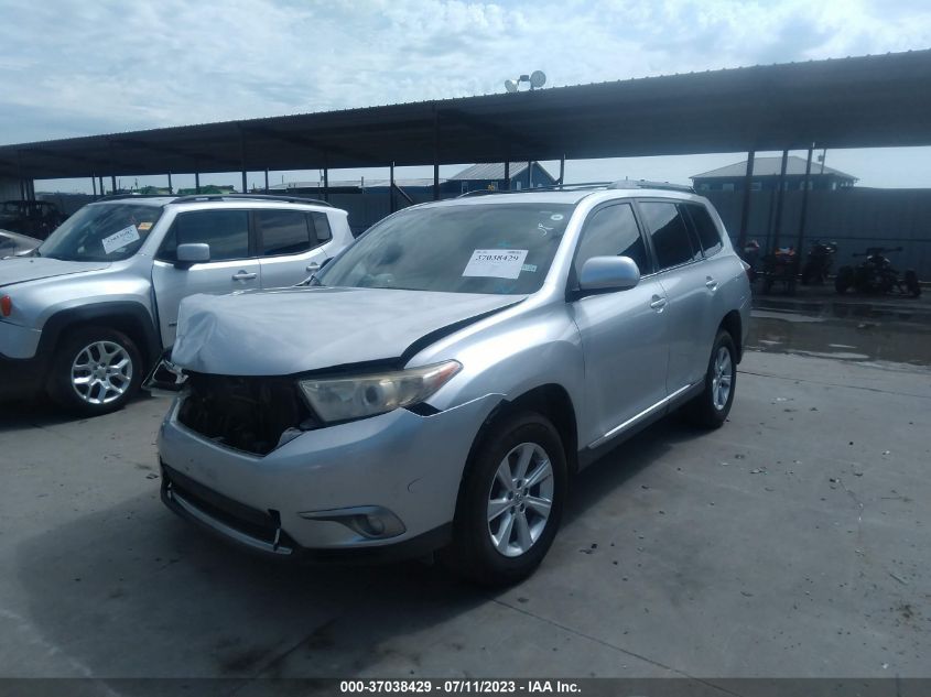 2013 TOYOTA HIGHLANDER - 5TDZK3EH9DS132629