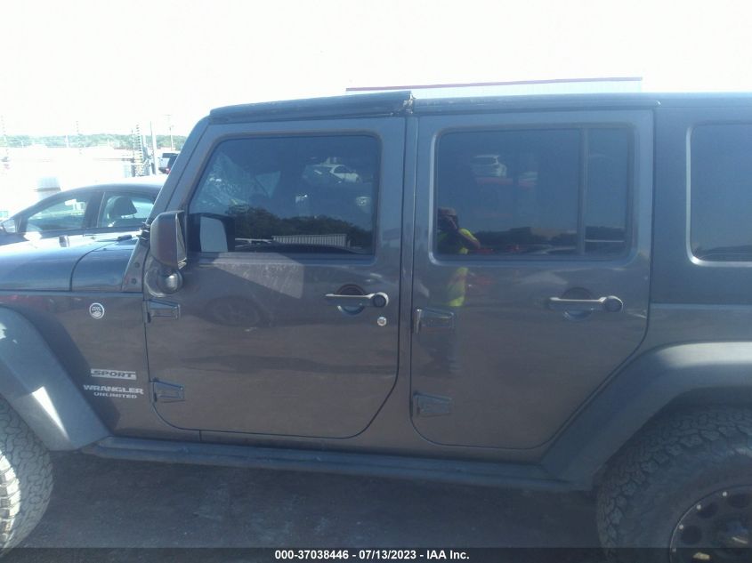2016 JEEP WRANGLER UNLIMITED SPORT - 1C4BJWDG7GL338309
