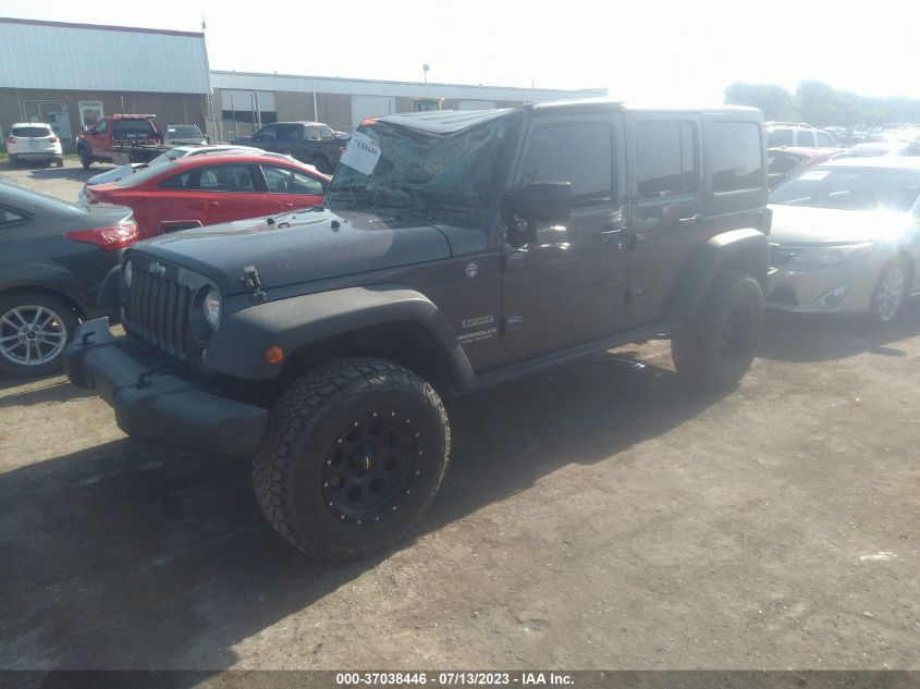 2016 JEEP WRANGLER UNLIMITED SPORT - 1C4BJWDG7GL338309
