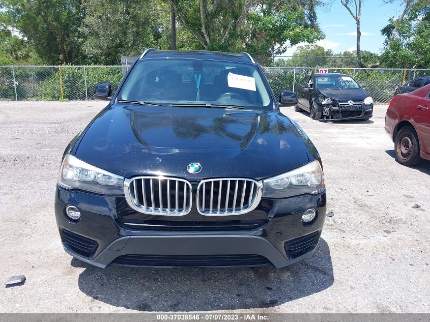 2015 BMW X3 SDRIVE28I - 5UXWZ7C55F0M82844