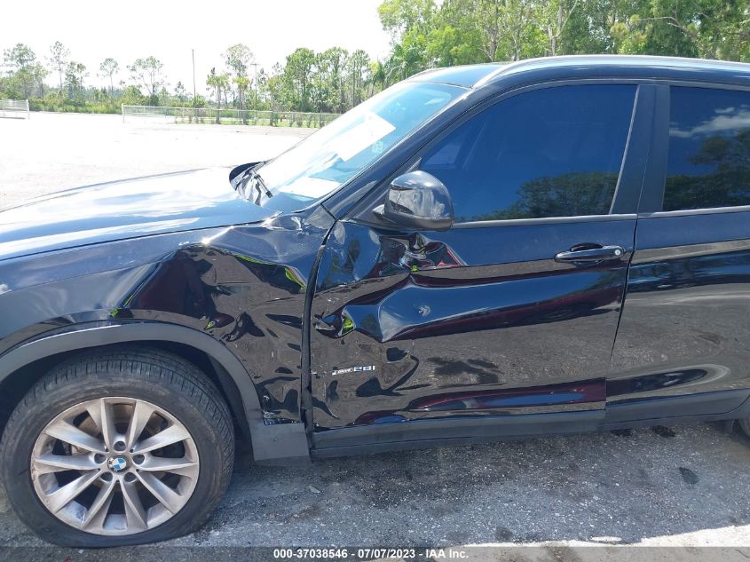 2015 BMW X3 SDRIVE28I - 5UXWZ7C55F0M82844