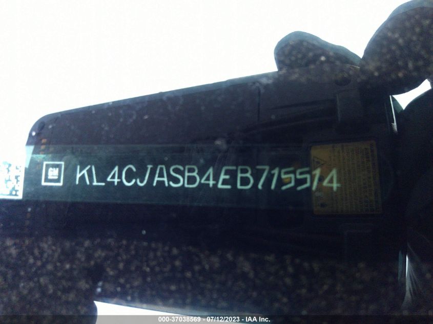 2014 BUICK ENCORE - KL4CJASB4EB715514