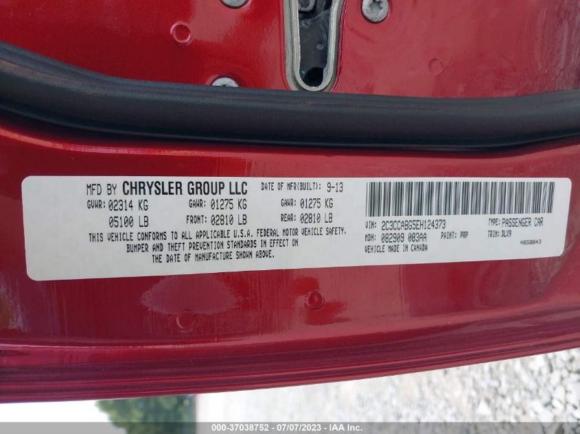 2014 CHRYSLER 300 300S - 2C3CCABG5EH124373