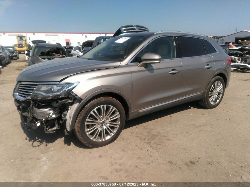 2017 LINCOLN MKX RESERVE - 2LMPJ6LP8HBL19132