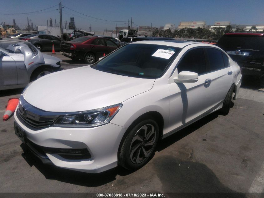 2016 HONDA ACCORD SEDAN EX - 1HGCR2F76GA084320