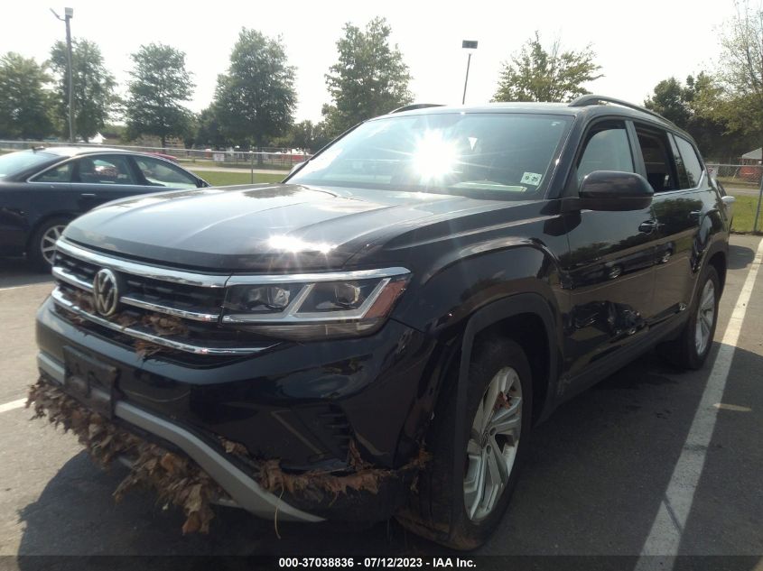 2021 VOLKSWAGEN ATLAS 3.6L V6 SE W/TECHNOLOGY - 1V2KR2CA9MC528833