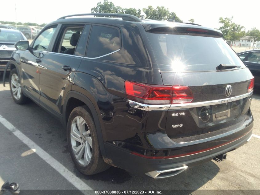 2021 VOLKSWAGEN ATLAS 3.6L V6 SE W/TECHNOLOGY - 1V2KR2CA9MC528833