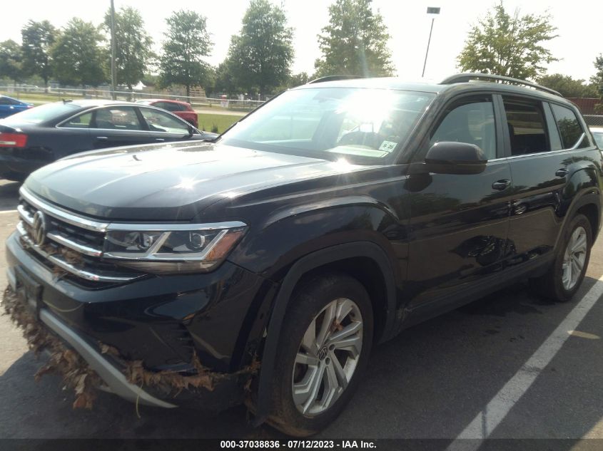 2021 VOLKSWAGEN ATLAS 3.6L V6 SE W/TECHNOLOGY - 1V2KR2CA9MC528833