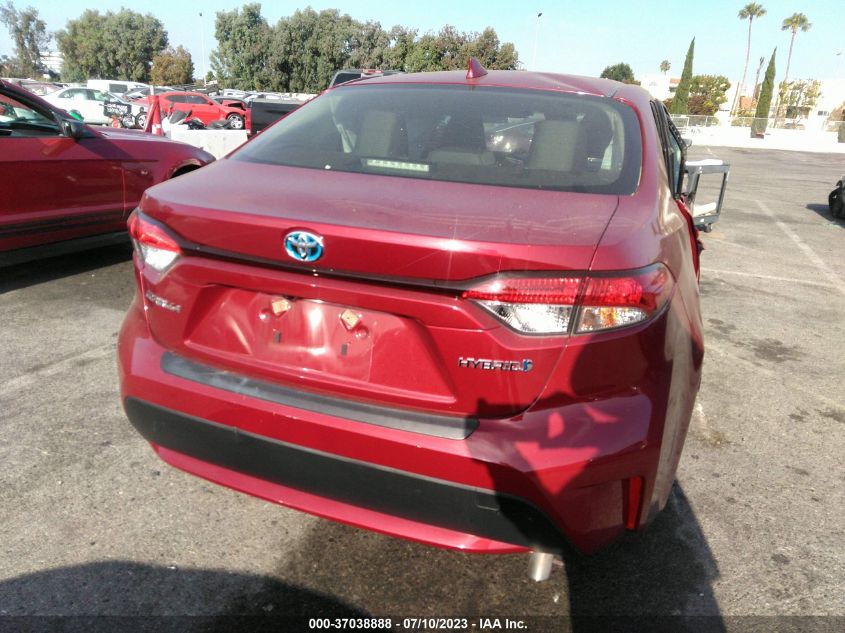 2022 TOYOTA COROLLA HYBRID LE - JTDEAMDE9NJ054916