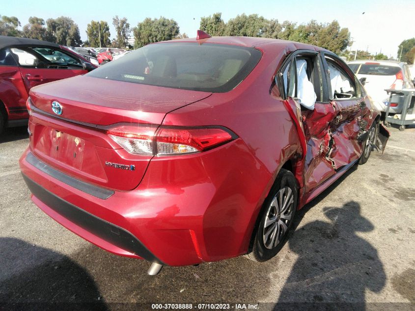 2022 TOYOTA COROLLA HYBRID LE - JTDEAMDE9NJ054916