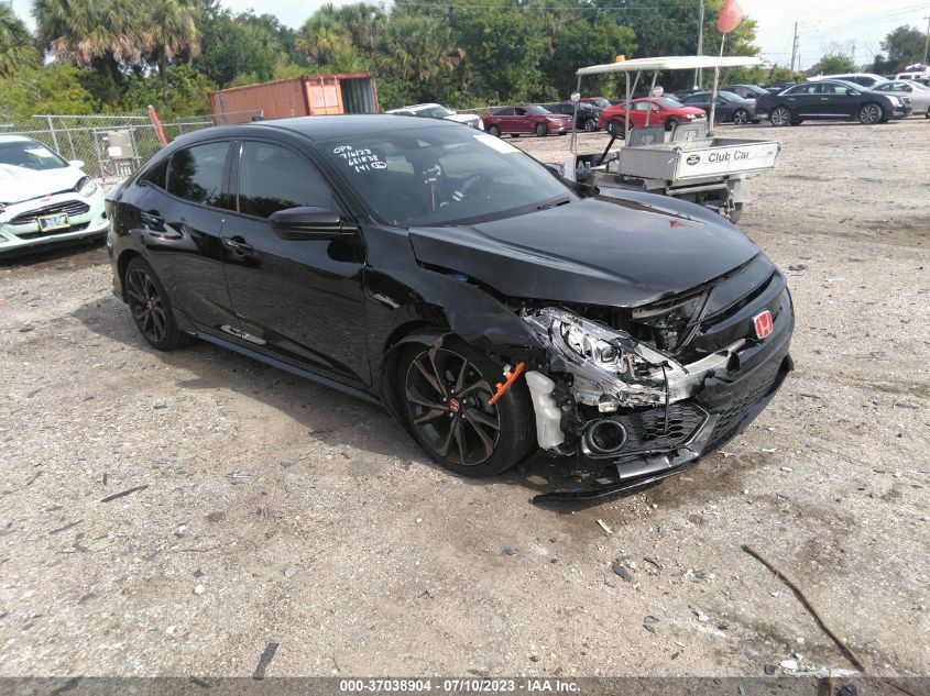 2019 HONDA CIVIC HATCHBACK SPORT - SHHFK7H49KU207364