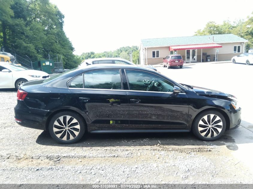 2014 VOLKSWAGEN JETTA SEDAN HYBRID SEL PREMIUM - 3VW637AJXEM248954