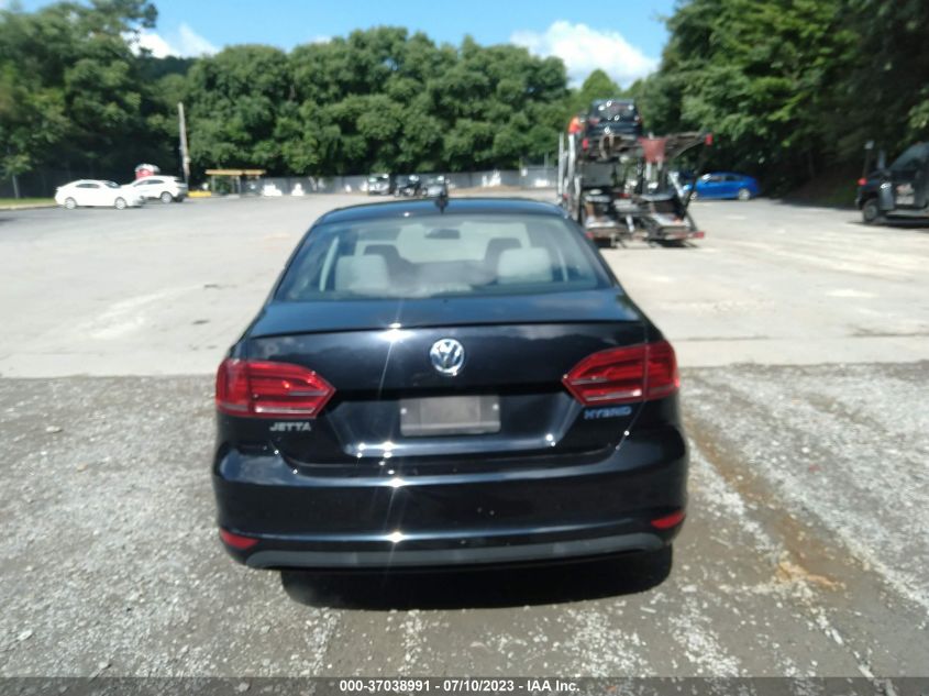 2014 VOLKSWAGEN JETTA SEDAN HYBRID SEL PREMIUM - 3VW637AJXEM248954