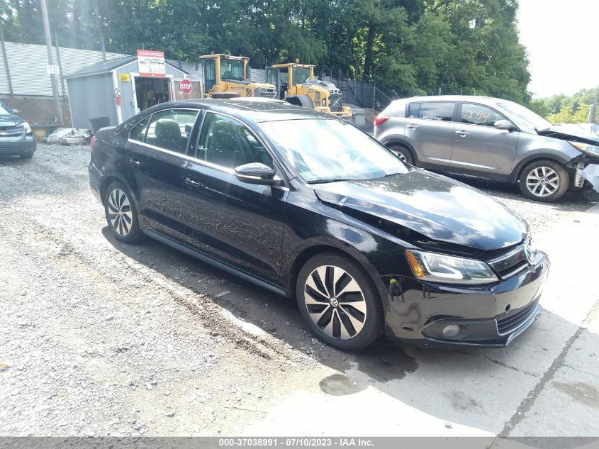 2014 VOLKSWAGEN JETTA SEDAN HYBRID SEL PREMIUM - 3VW637AJXEM248954