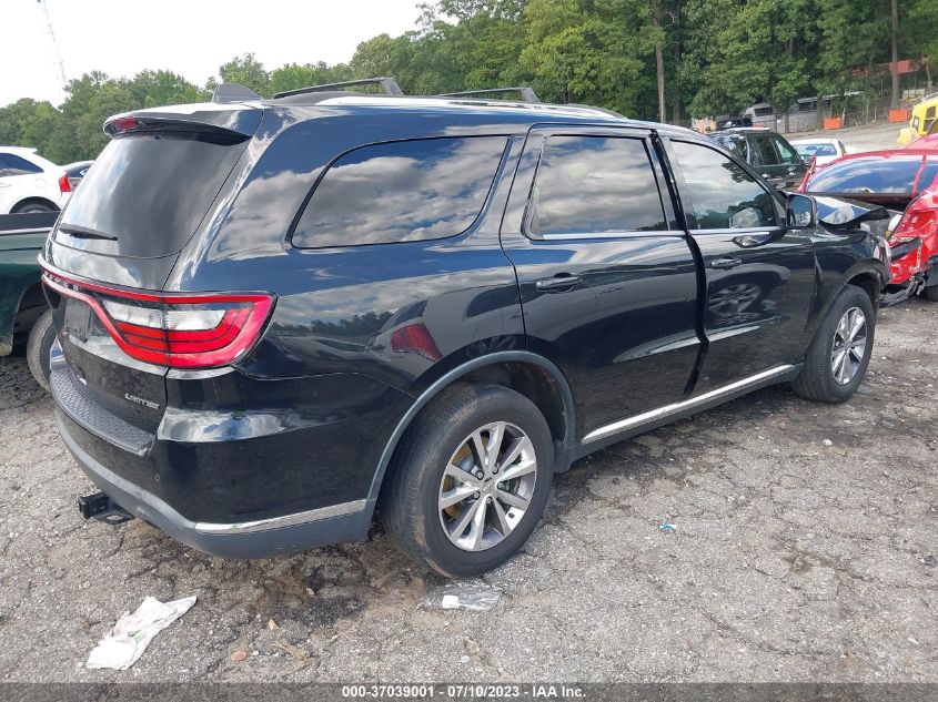 2016 DODGE DURANGO LIMITED - 1C4RDHDG1GC322172